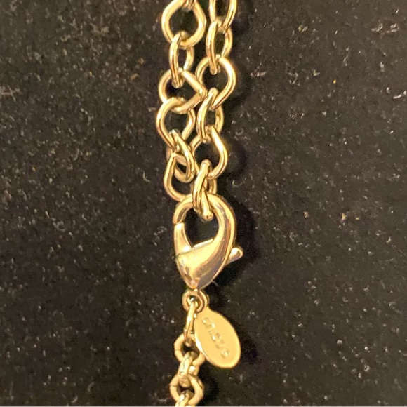 Chico's Double Tiered Wood Rope and Glass Beaded Necklace - Picture 7 of 15